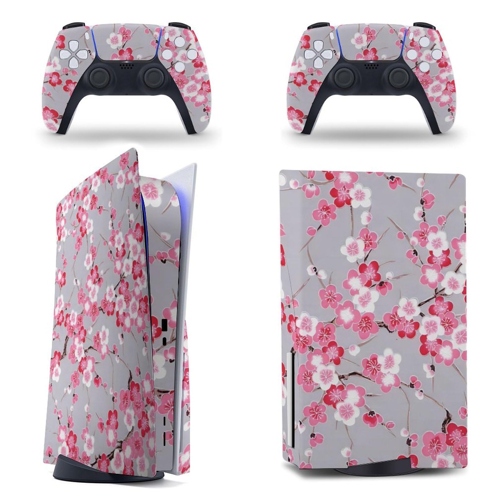 Amazon.co.jp: PS5スキンシール ピンク さくら 桜柄 PS5ステッカー